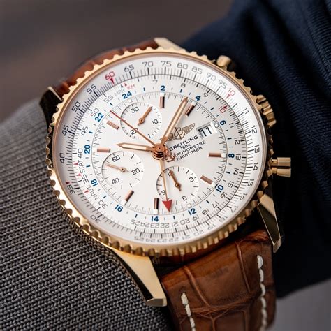 breitling gold band|breitling band with gold displacement.